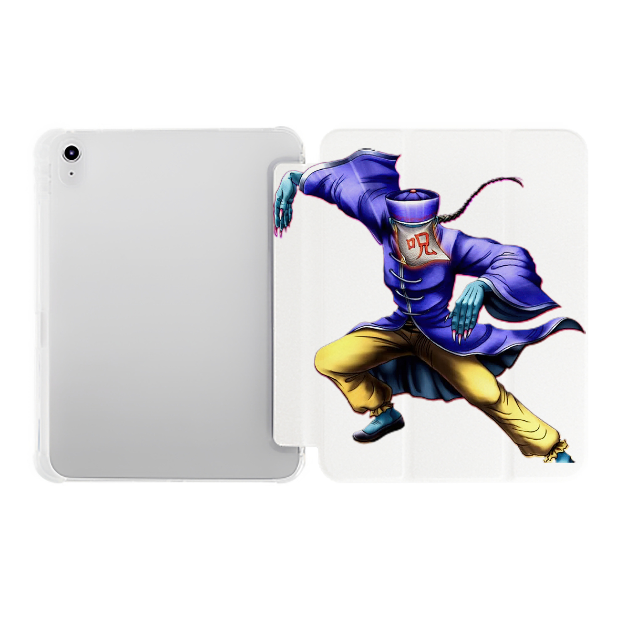 （画像用） 遊☆戯☆王 Yu-Gi-Oh! IPad ケース ペン収納付き 三つ折りスタンド PUレザー×シリコン 対応機種9.5/10.5/10.9インチ